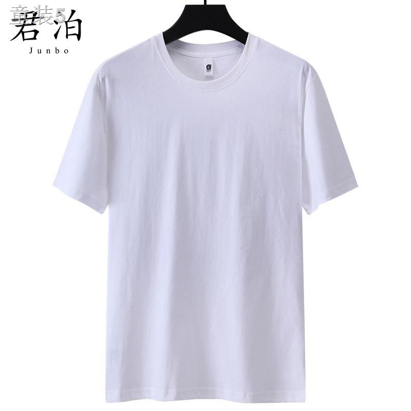 ✖❈Quần áo Nam phông trắng hợp thời trang 2021 Summer New Style 100 Pure Cotton Cùng Phong cách Cặp đôi Màu tinh khi