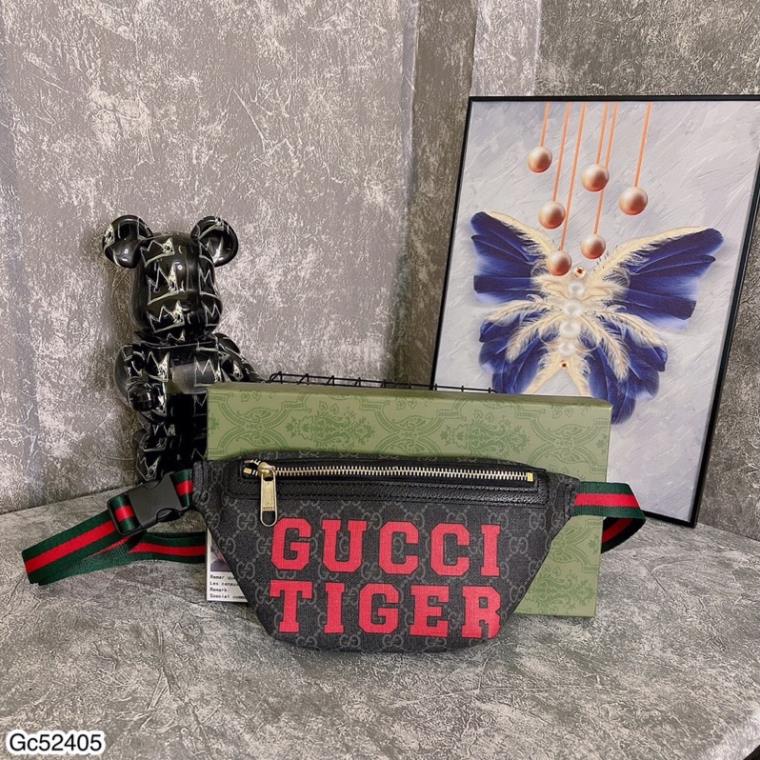 Túi Đeo Chéo GC Logo Đỏ Cực Hot Cho ACE - Túi Đeo Unisex GC Đen Chữ Đỏ Cao Cấp