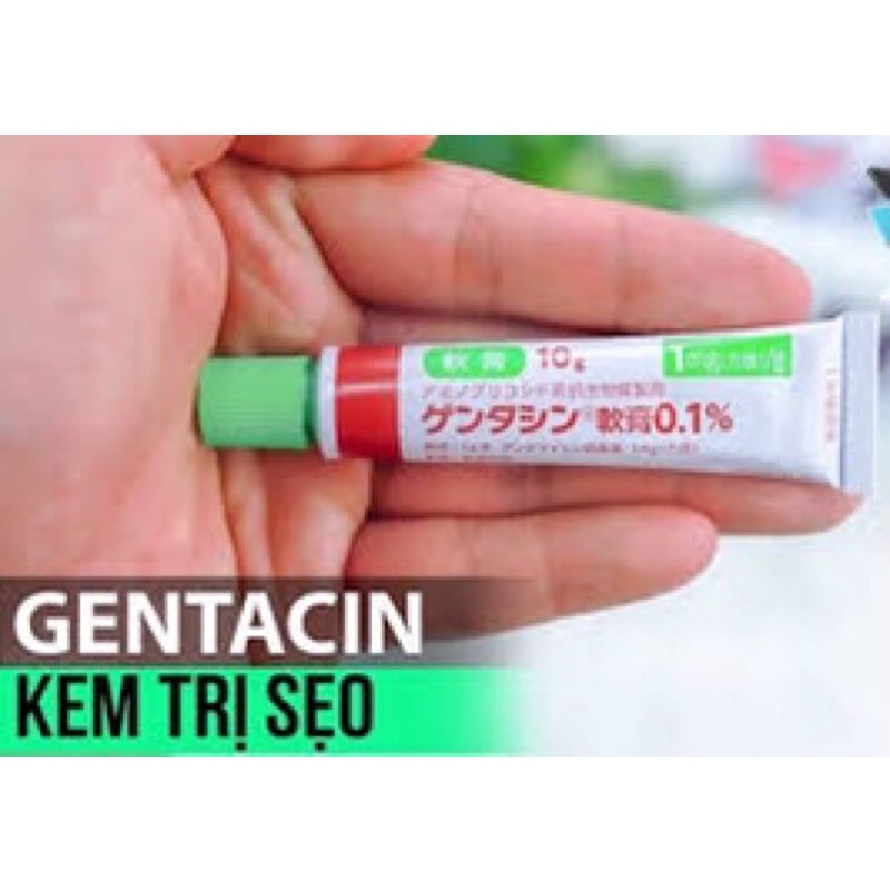 Kem Hỗ Trợ Cải Thiện Sẹo Gentacin 10g Của Nhật Bản (hộp 10 tubes)