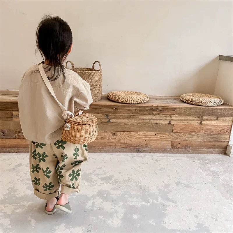 Hàng Mới Về Quần Harem Cotton Dáng Rộng Phong Cách Nhật Hàn Thời Trang Mùa Xuân Phong Cách Hàn Quốc Dành Cho Bé 2022