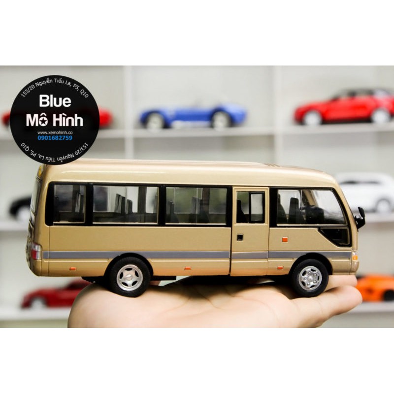 Blue mô hình | Xe mô hình Toyota Coaster xe khách tỷ lệ 1:32