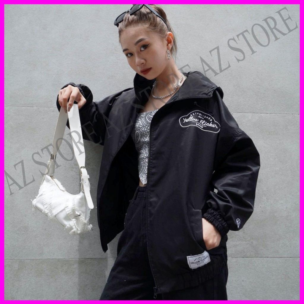 (FREESHIP) ❤ Áo Khoác Dù Nam Nữ Unisex - Áo Khoác Bomber FLICKER ( có form rộng XL ) - LP.STORE