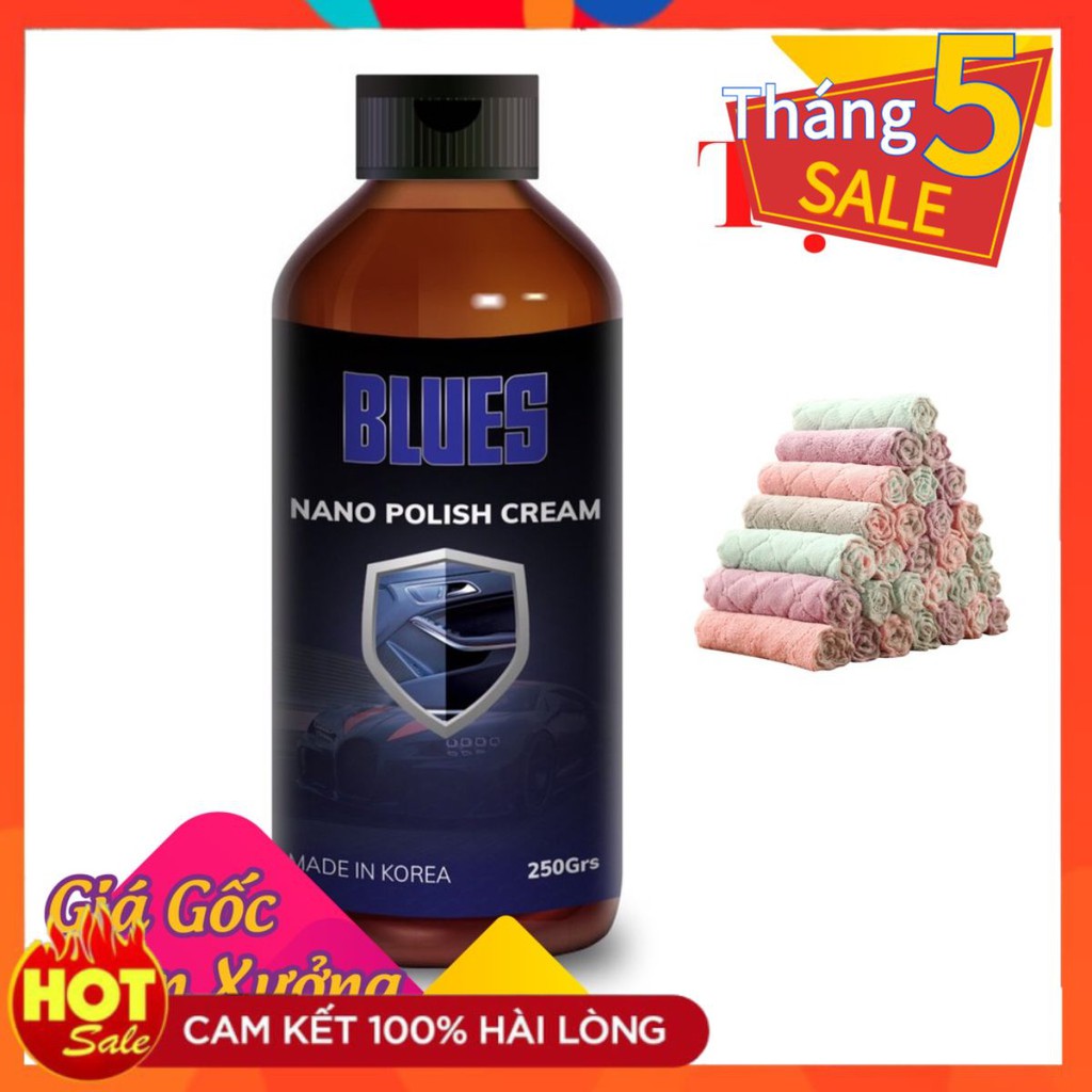 Phục hồi nhựa nhám Hàn Quốc Blues Nano Korea phục hồi phủ bóng - Nhựa nhám, ghế da, tablo