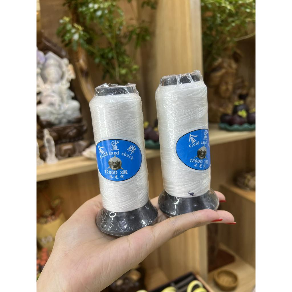 Dây Chỉ Dù Xỏ Chuỗi Đá Ngọc Trai Siêu Bền Dài 1000 mét