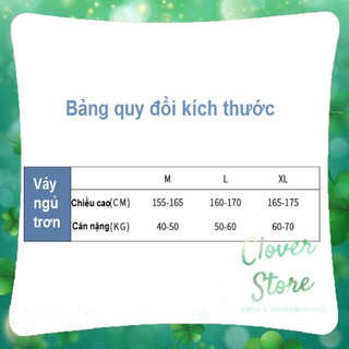 Váy ngủ lụa trơn 2 dây satin 60-70kg