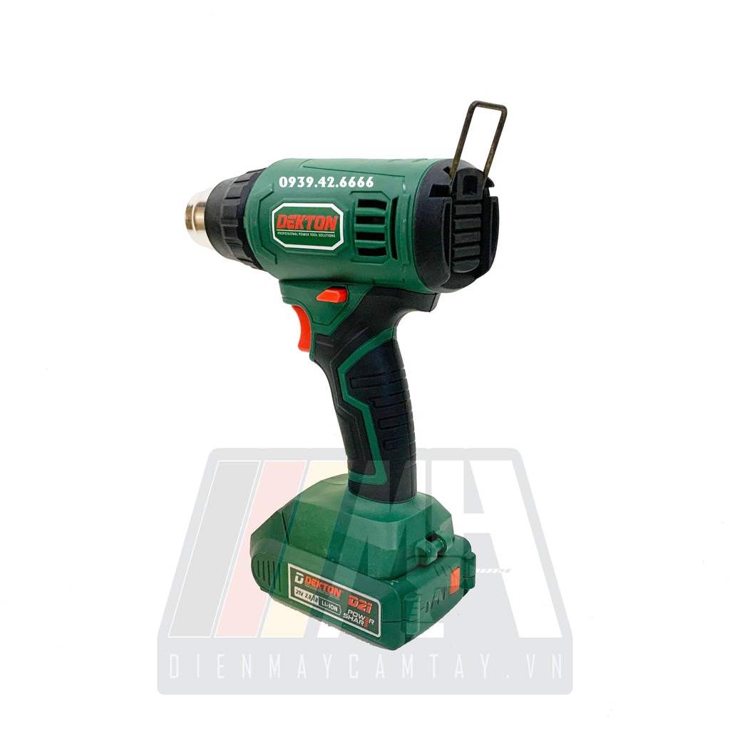 Máy khò nhiệt dùng pin Dekton D21-KN550  - pin 21v - hệ sinh thái D21