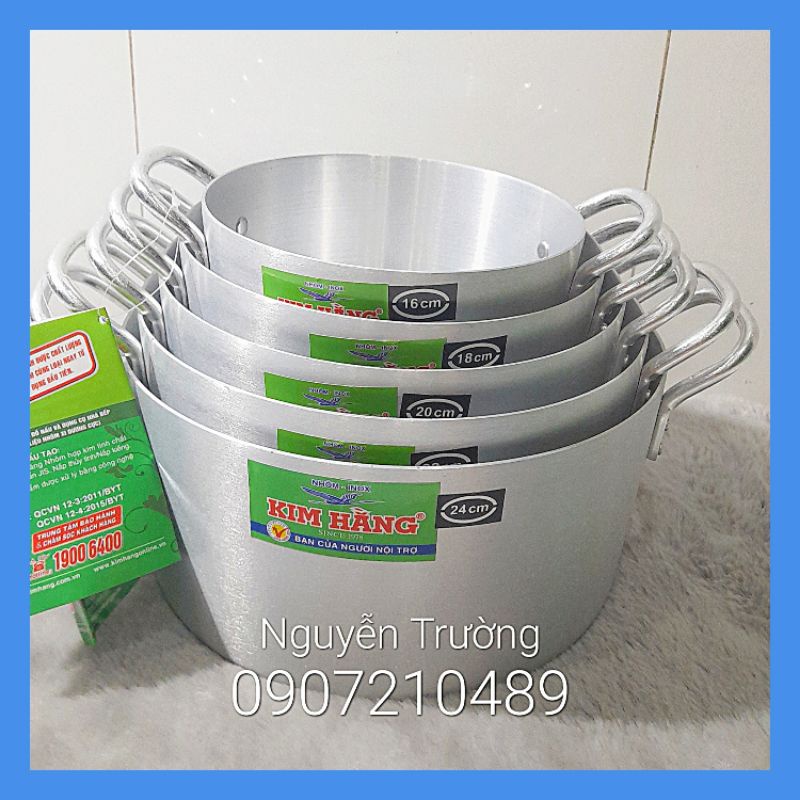 BỘ NỒI KIM HẰNG T5  XI BÓNG NHỎ