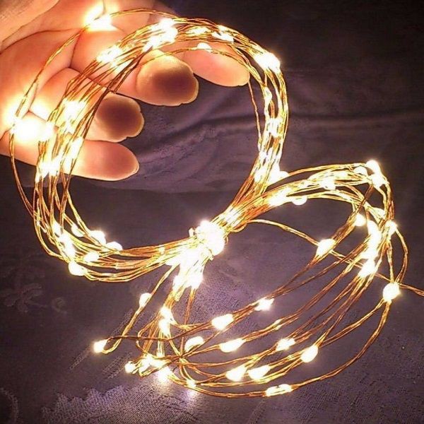 Đèn Led đom đóm Fairy Light dây đồng trang trí phòng