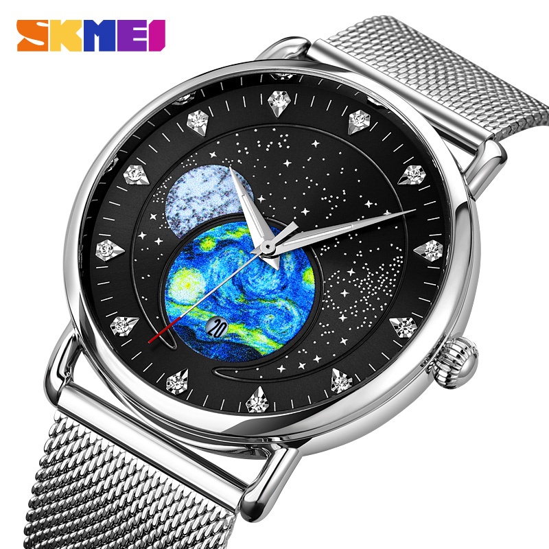 Đồng Hồ Quartz Nam Hiển Thị Ngày Chống Thấm Nước SKMEI