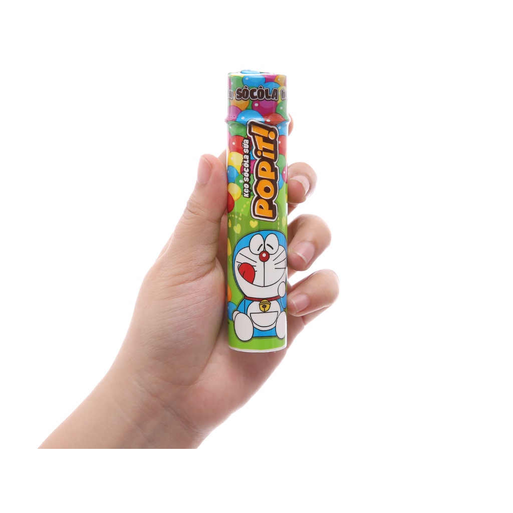 [RẺ VÔ ĐỊCH] CHÍNH HÃNG Combo 2 Khay (12 Ống) Kẹo Popit Doreamon Ống 15g