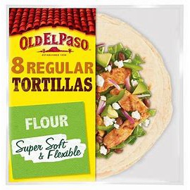 Vỏ Bánh Tortilla Mexico Tortillas El Tequito Old El Paso 10 MIẾNG Regular Totillas/ 6 miếng/ 8 miếng 400G