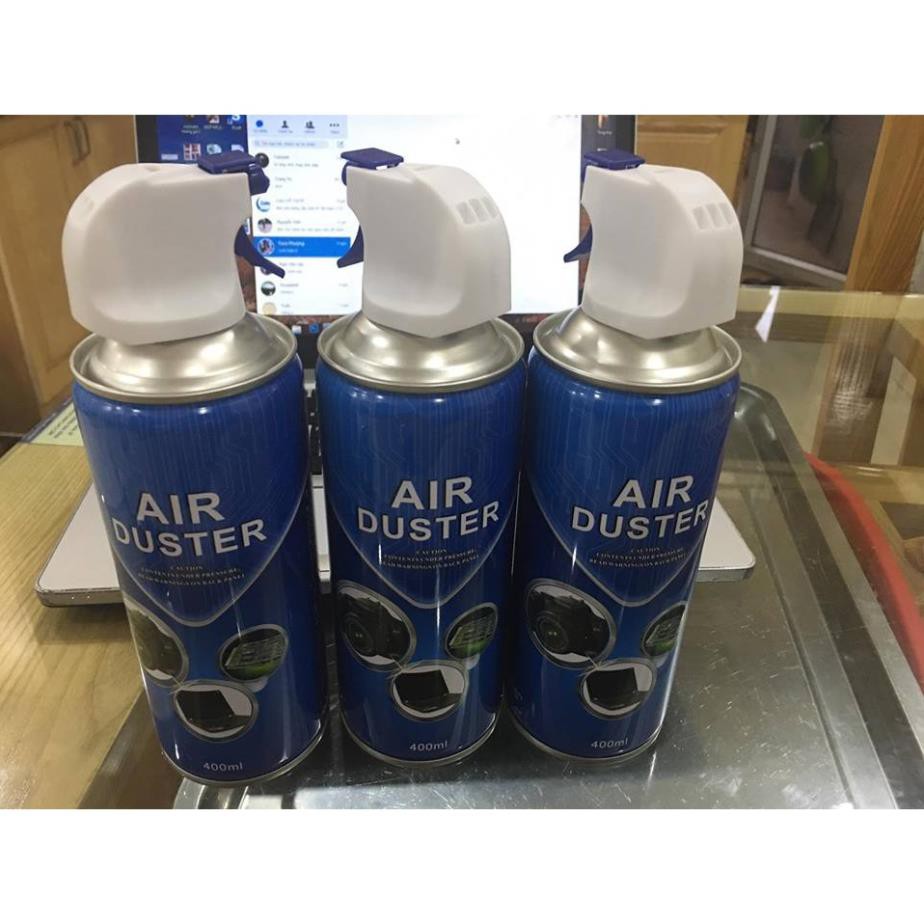 Bình xịt bụi khí nén Air duster vệ sinh máy tính