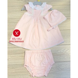 Set váy xuất Âu xịn màu hồng ngọt ngào kèm chip - hiệu Dulces