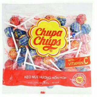 Kẹo mút chupa chups hương tổng hợp (40 que x 10g)