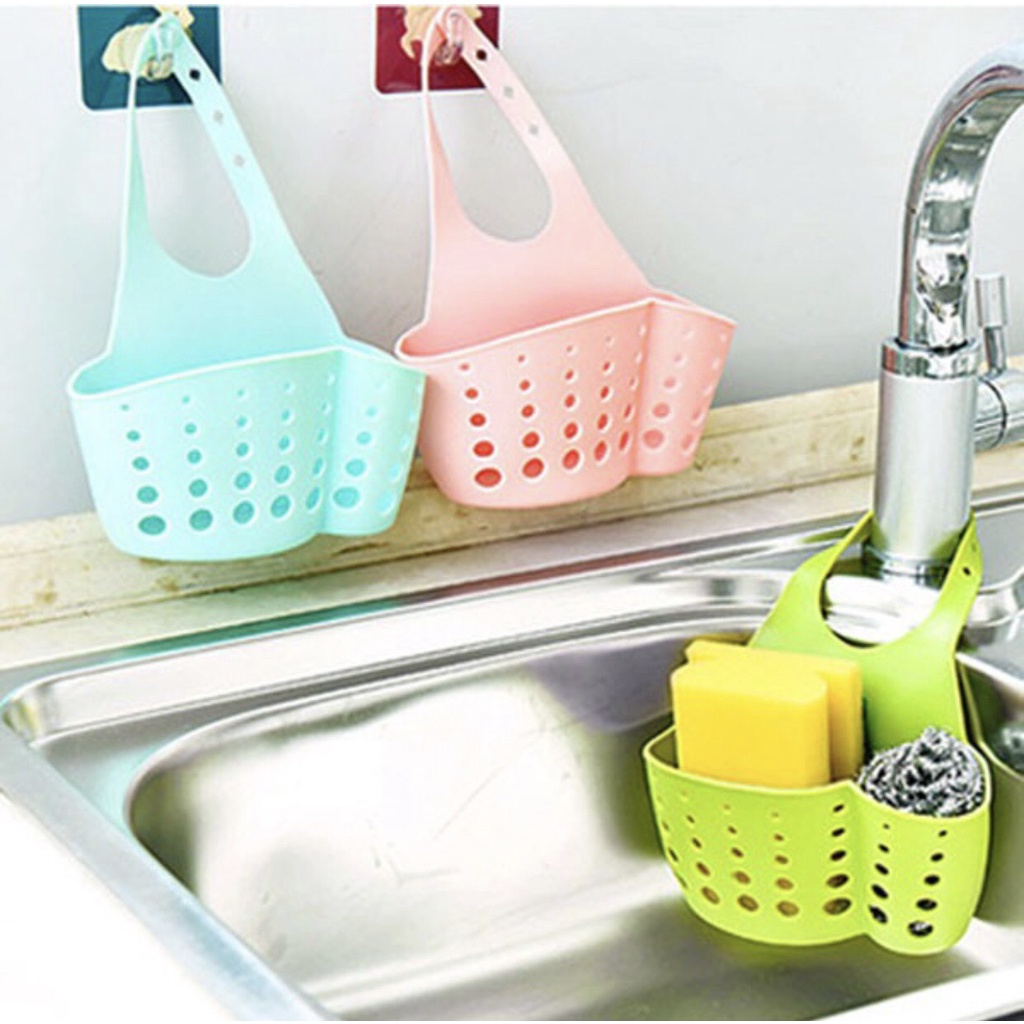 Giỏ Đựng Đa Năng, Giỏ Treo giẻ rửa bát có quai treo