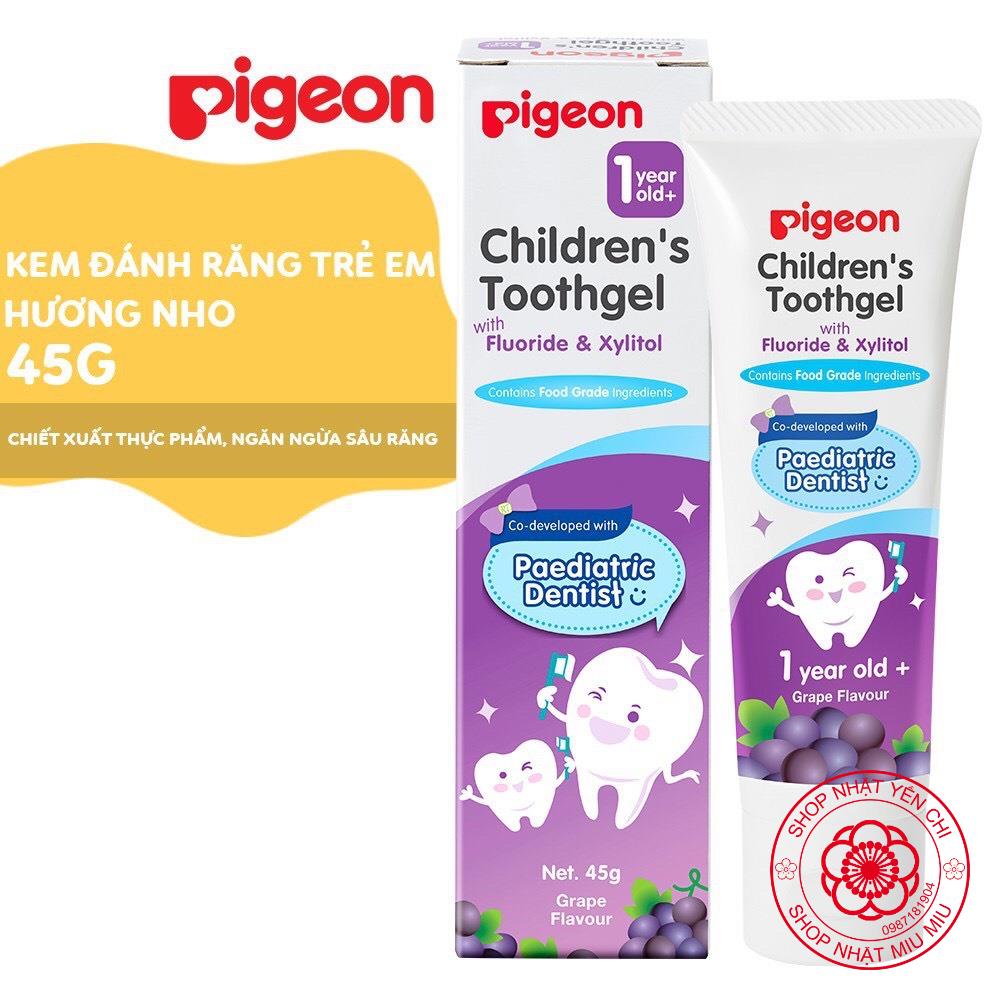 KEM ĐÁNH RĂNG PIGEON CỦA NHẬT CHO BÉ