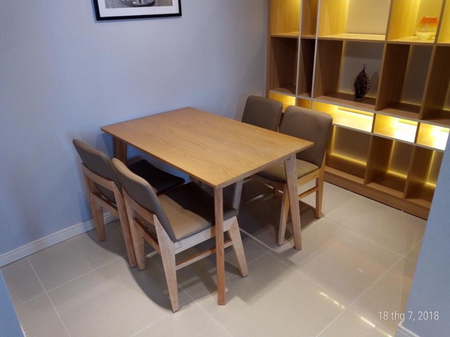 Bộ bàn ăn gỗ tự nhiên VNXK