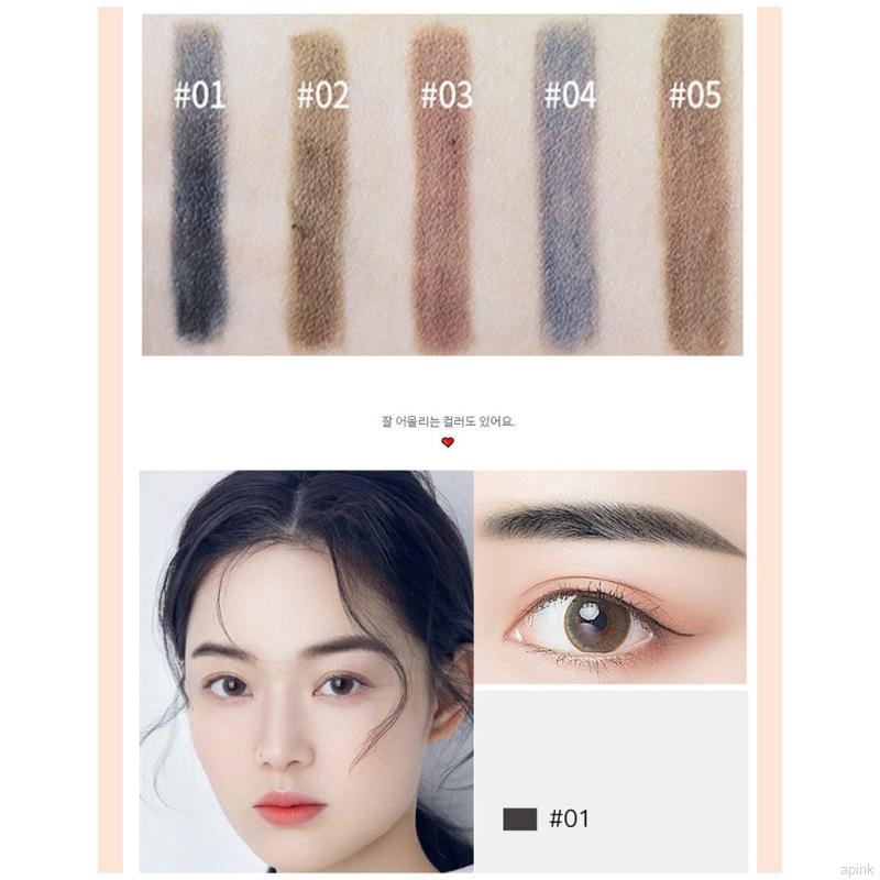 [Hàng mới về] Bút Kẻ Mày Dạng Ngòi Xoay Kháng Nước Và Chống Mồ Hôi Với Đầu Cọ Chải Tiện Dụng | BigBuy360 - bigbuy360.vn