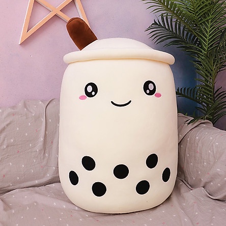 Gấu Bông Gối Ôm Trà Sữa Vải Nhung Mềm Mịn Co Dãn 4 Chiều kích thước 30cm