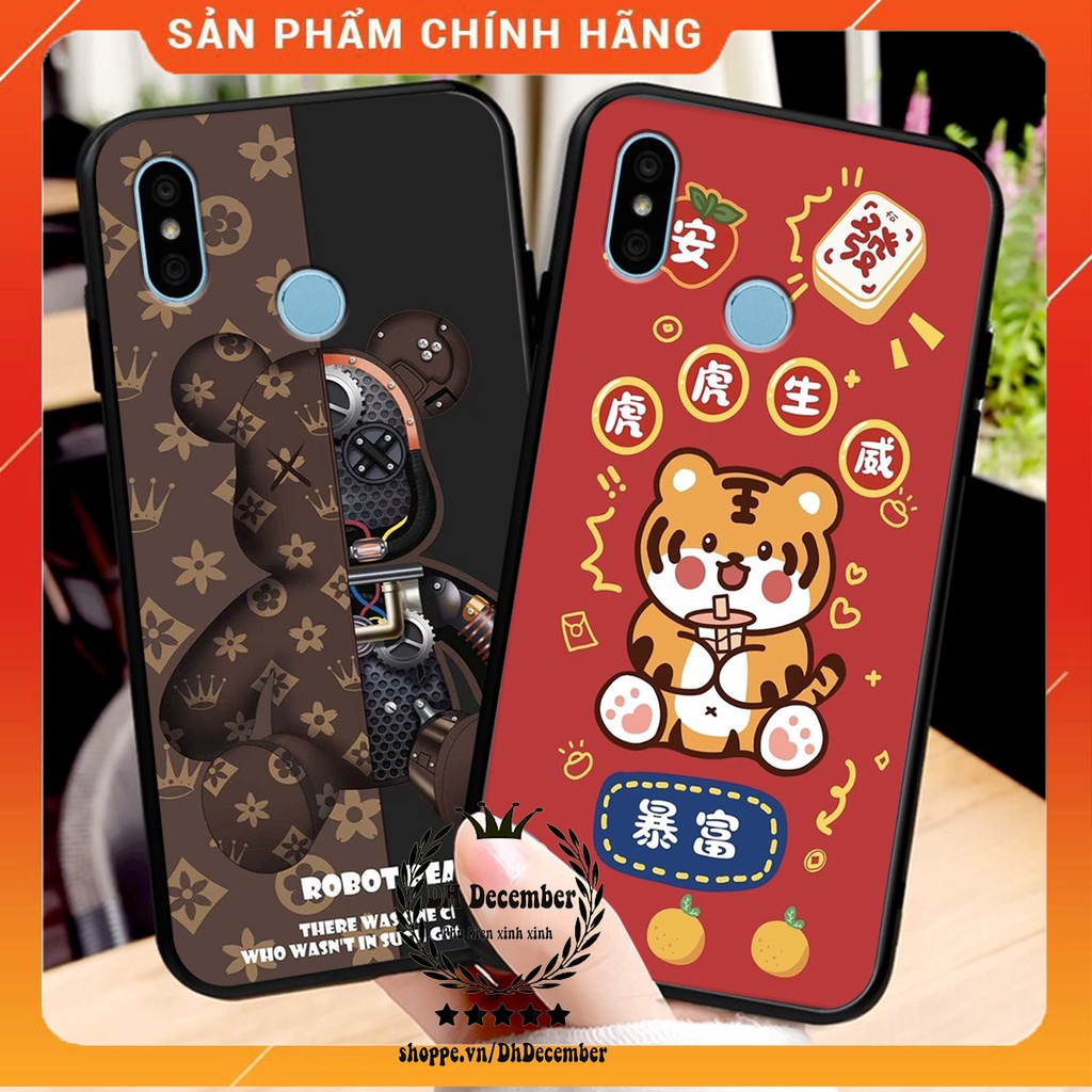 Ốp lưng Xiaomi REDMI 6 PRO / MI A2 LITE in hình 3D lucky, gấu Brick xinh xắn - KHÔNG NÊN BỎ LỠ