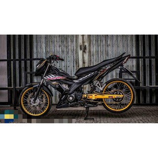 TEM RỜI SONIC 150 ĐEN - DECAL RUBY