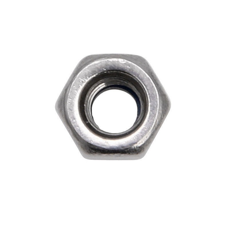 10Pcs M3-M10 Stainless Steel Nylon Screw Lock Hex Nut Insert Locking Nuts