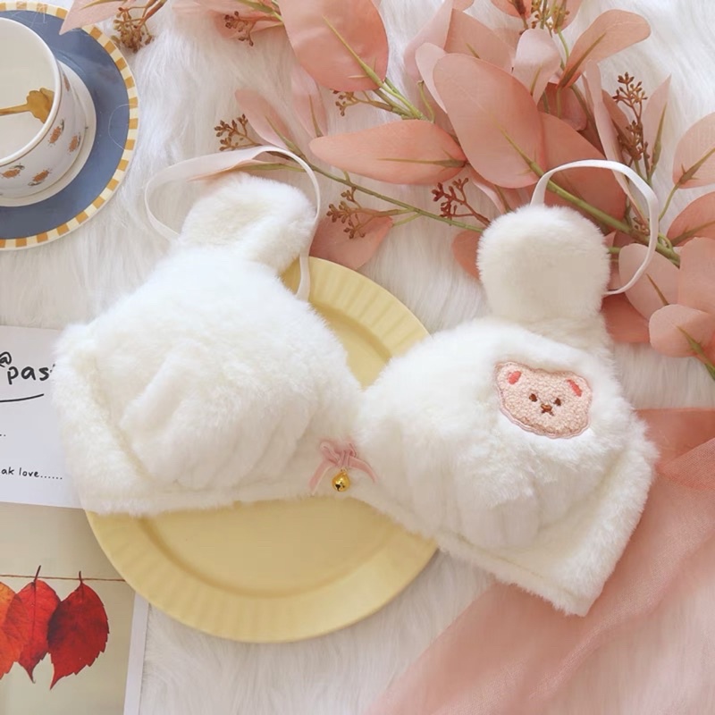 Bộ đồ lót bông thêu hình đáng yêu