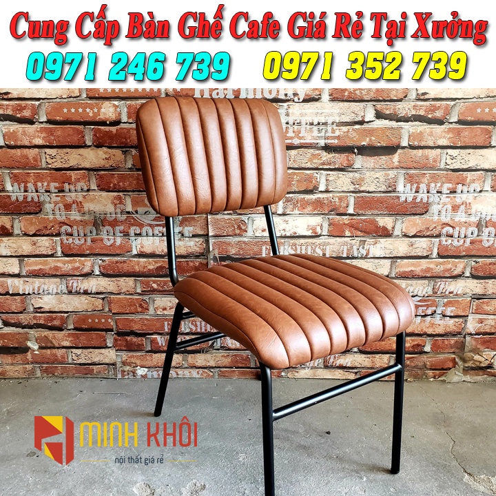 Ghế Lotte bọc nệm nhiều màu cho quán cafe, trà sữa, quán ăn