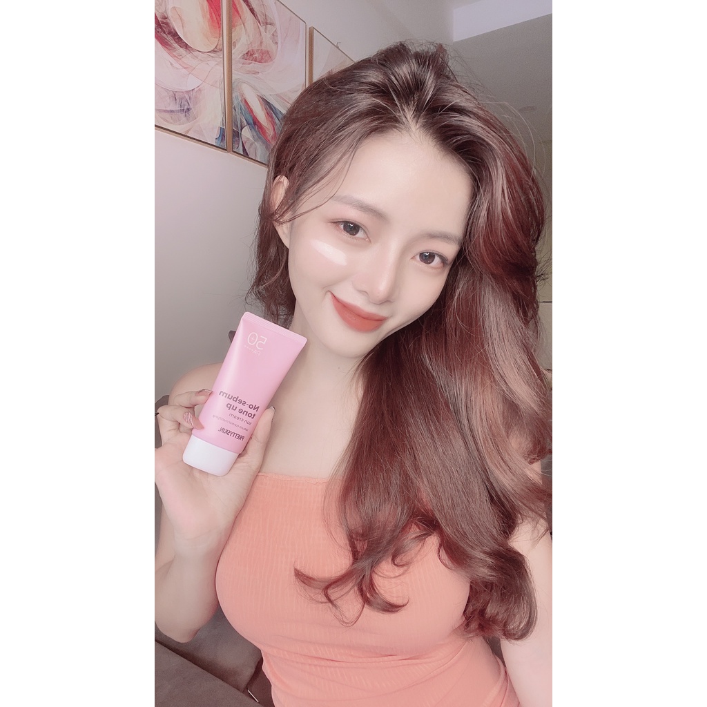 Kem chống nắng No Sebum Tone up Prettyskin SPF 50+, PA++++