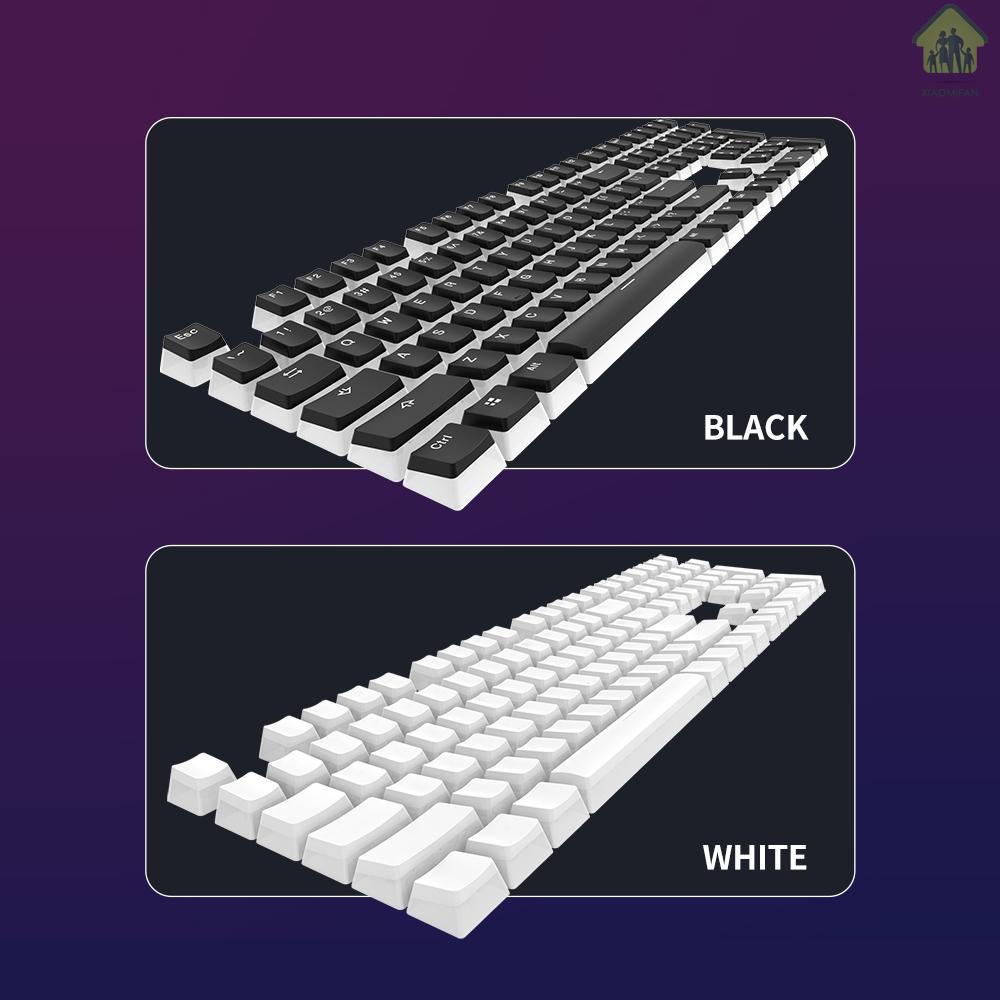 Bộ 108 Phím Pbt Màu Đen Nhám Cho Bàn Phím Cơ