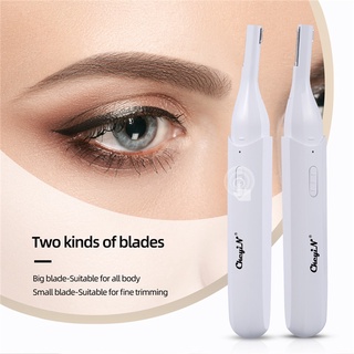  Máy tỉa lông mày CkeyiN RB096 bằng điện cạo chính xác không gây đau dành cho da mặt 