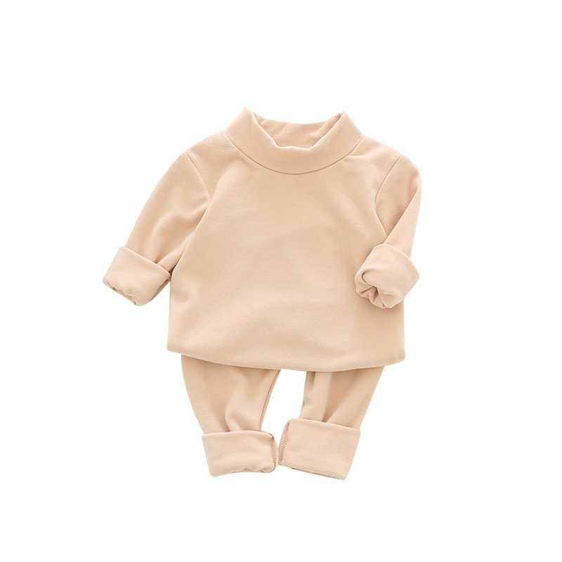 đồ bộ cho bé cổ 3 phân giữ nhiệt cực tốt, cho cả bé trai và bé gái 10-37kg, chất len tăm siêu mềm đẹp, Mamikid