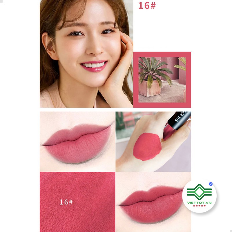 Son kem siêu lì She Loves Matte Lip Gloss Cao Cấp VT061