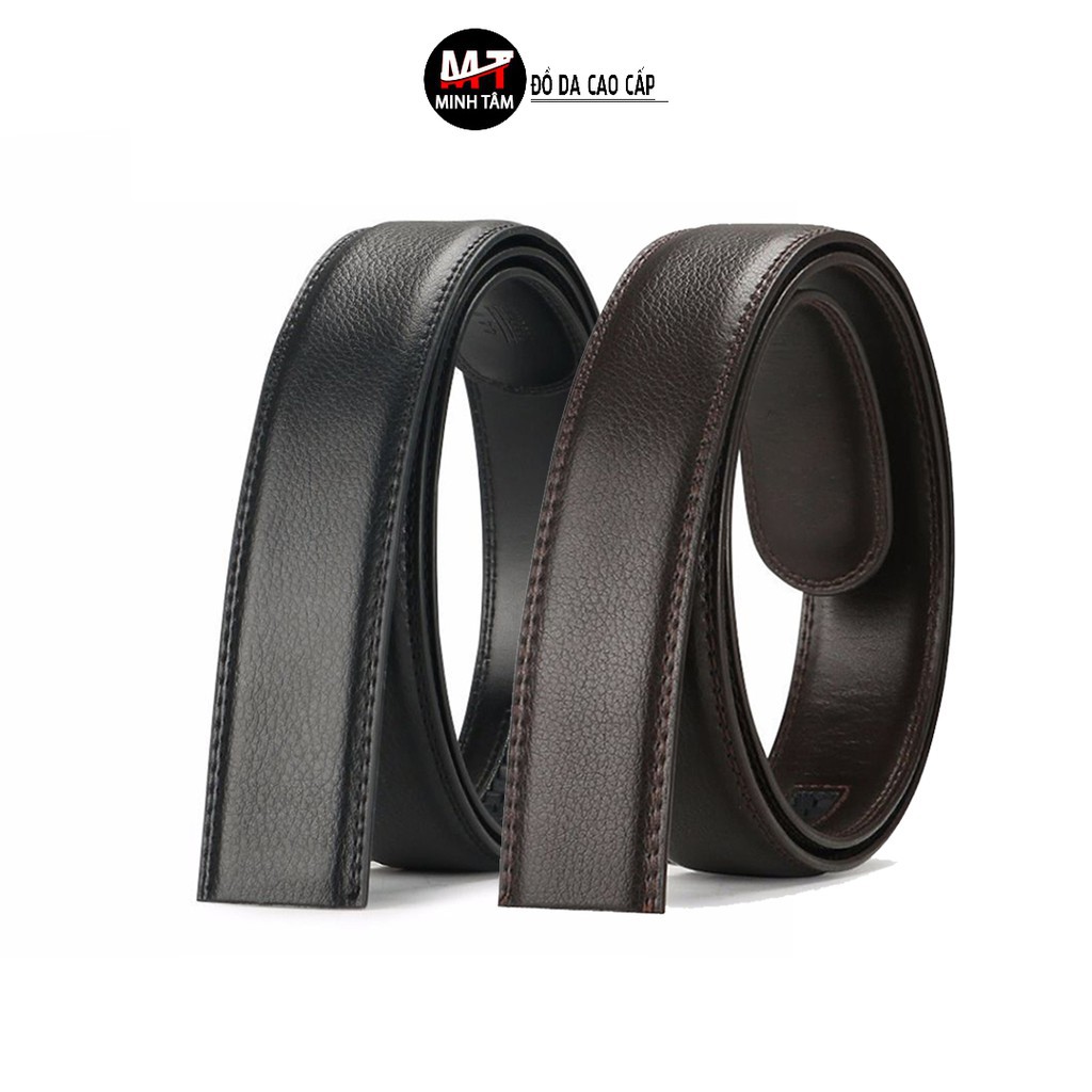 Thắt lưng nam Minh Tâm da bò , dành cho khóa tự động MT5 - Hàng nhập khẩu