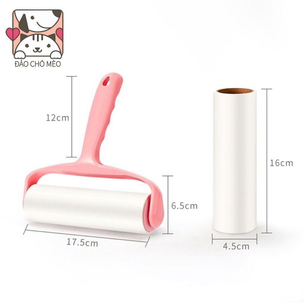 Cây Lăn Bụi Làm Sạch Quần Áo, Ga Giường, Sofa, Lông Chó Mèo - Đảo Chó Mèo