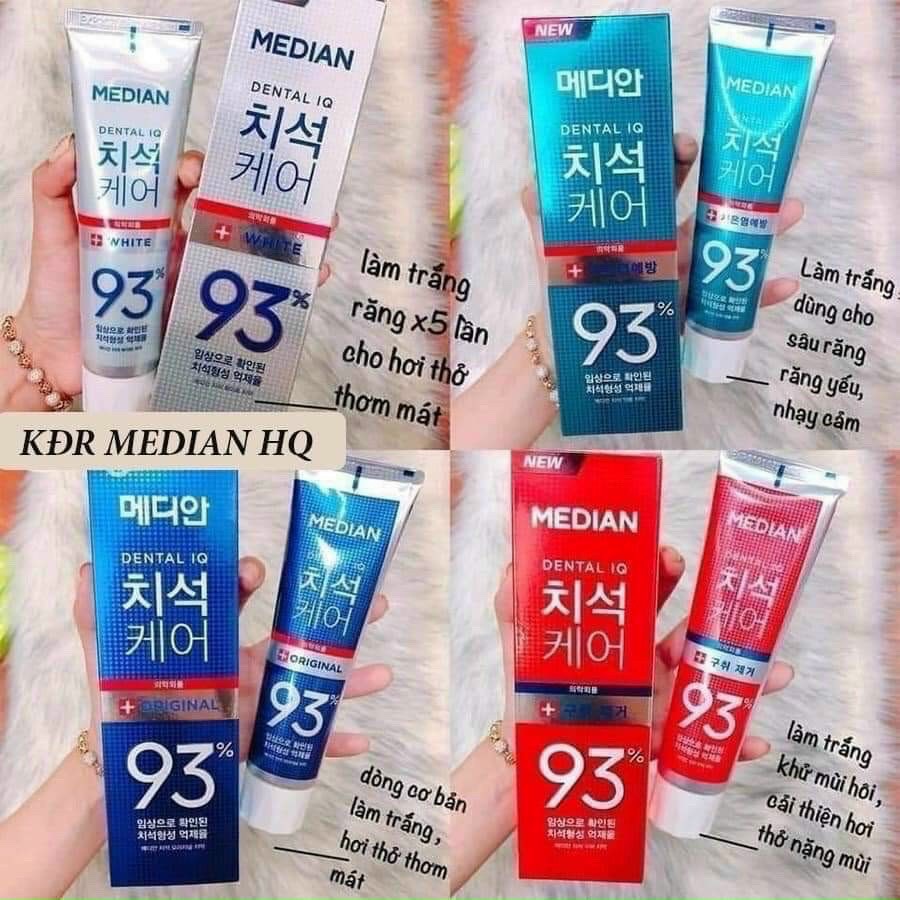 Kem Đánh Trắng Răng MEDIAN 93% Tooth-Paste 120gr Hàn Quốc