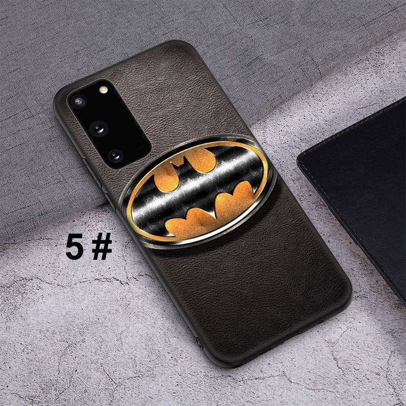 Ốp Lưng Logo Batman Cho Samsung Galaxy S10 S9 S8 Plus S7 S6 Edge