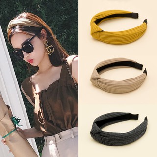 [Ảnh Thật 100%] Băng Đô Bờm Turban Cài Tóc Sọc Gân Tăm Khung Cứng Xinh Xắn ^^