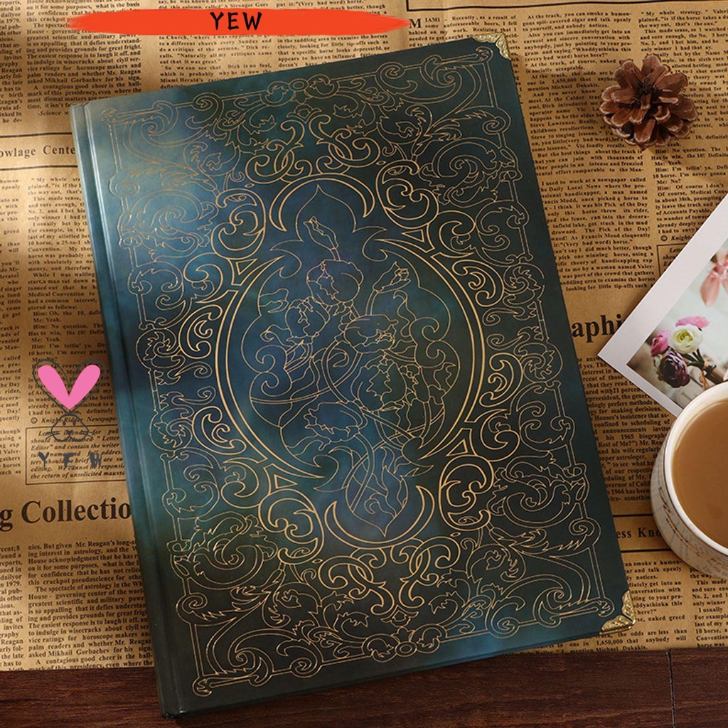 Sổ Tay Nhật Ký Sáng Tạo Phong Cách Châu Âu Cổ Điển Nhiều Màu Sắc