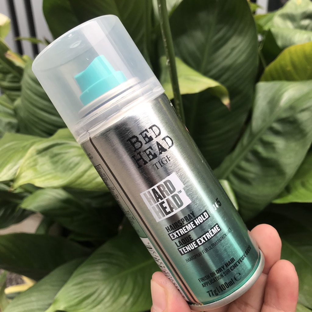 Xịt siêu cứng, giữ kiểu lâu bền Tigi Bed Head Hard Extreme Hold Hairspray 385ml