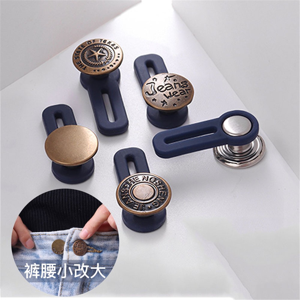 Nút nới rộng lưng quần jean không cần may tiện dụng
