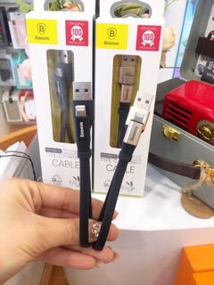 Cáp sạc Android-Iphone siêu ngắn Baseus 23 cm ( bảo hành 1 năm)