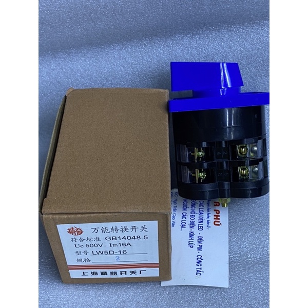 Công tắc chuyển mạch vạn năng LW5D-16/2 3 vị trí 2tầng