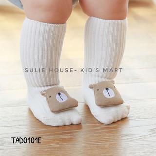 Tất Bé Trai Bé Gái Hình Thú 5D – TAD01,  Vớ Chống Trượt, Cotton Cao Cấp, Size 6 Tháng – 3 Tuổi