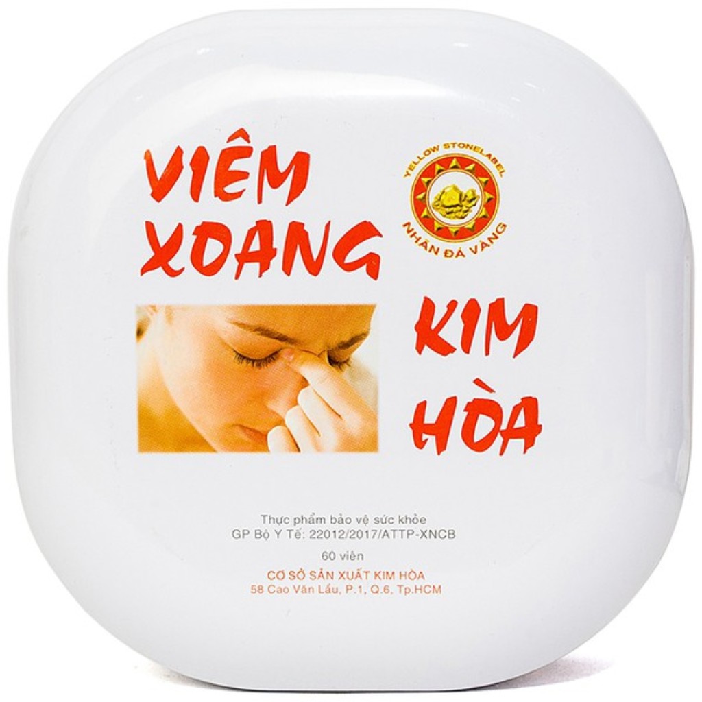 (Cam Kết Chính Hãng)_Viêm Xoang Kim Hòa_Chính Hiệu Đá Vàng