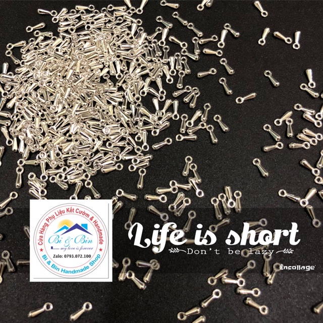 Hạt Treo Hình Giọt Nước Làm Trang Sức Handmade