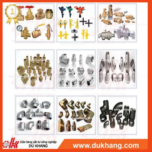 Nối hơi khí nén PG - Nối thẳng 1 đầu lớn 1 đầu nhỏ