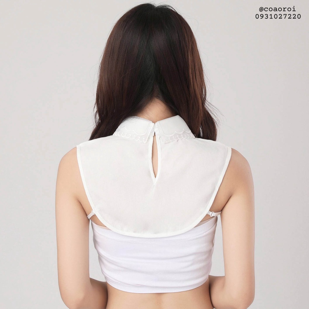 Cổ áo giả đính đá cách điệu - Mã CD50