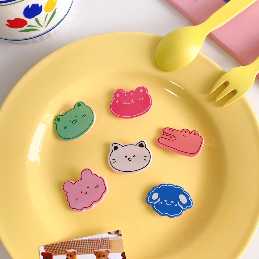 Kẹp Tóc Nhiều Màu Hình Động Vật Dễ Thương Cho Nữ