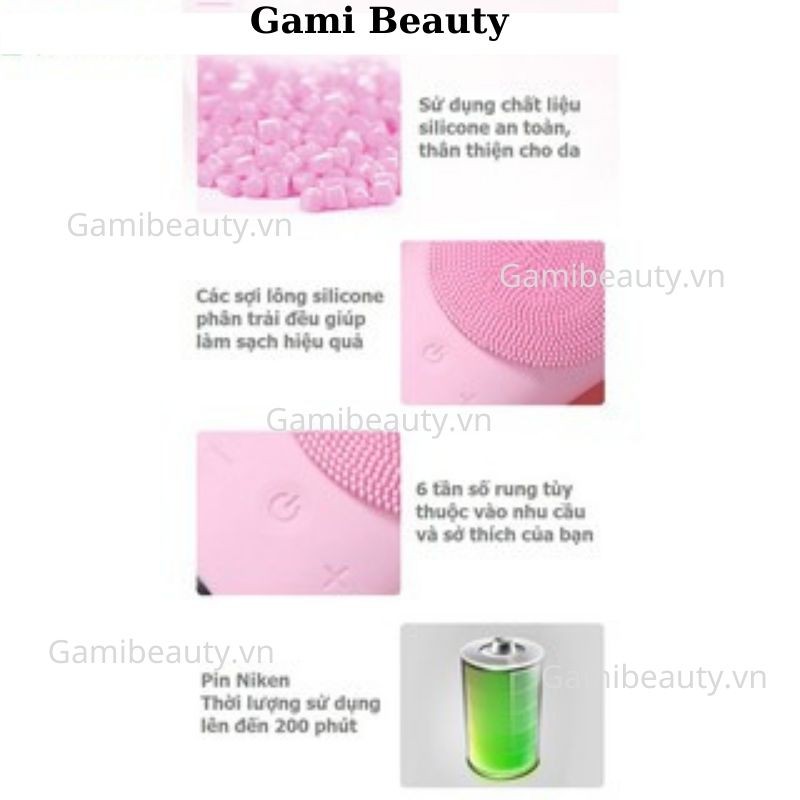 Máy Rửa Mặt Siêu Âm AIKEDILI SONIC FACIAL BRUSH - Tích Hợp 3 Công Nghệ Làm Đẹp - Sạc USB - Chống Nước Tuyệt Đối | BigBuy360 - bigbuy360.vn